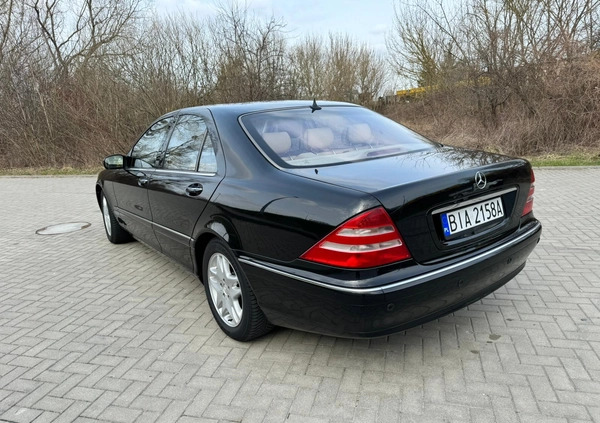 Mercedes-Benz Klasa S cena 34900 przebieg: 162000, rok produkcji 2000 z Białystok małe 781